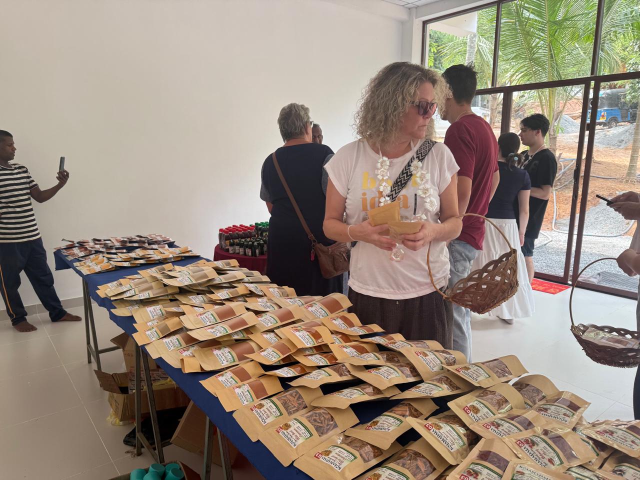 Guests Shopping in Spice Store